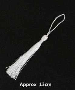 شراشيب البوك مارك - أبيض