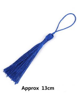 شراشيب البوك مارك - أزرق