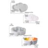 Double heart storage mould