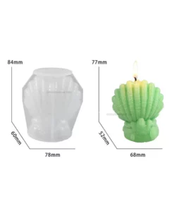 Shell Coral Candle Mould