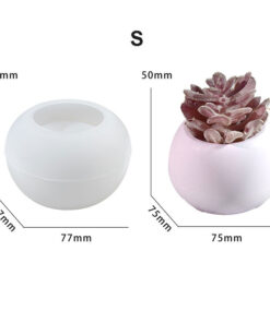 Arc Shape Concrete Flower Pot